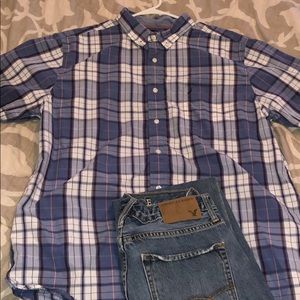 Nautica Plaid Shirt - XL